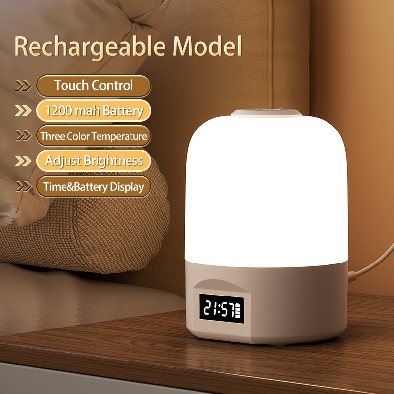 White Touch+นาฬิกาและแสดงระดับแบตเตอรี่