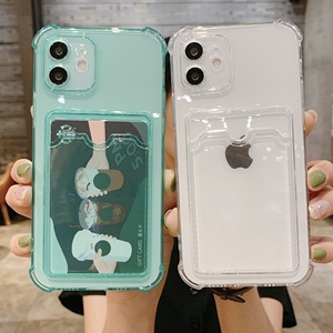 手机壳，带摄像头保护器，适用于iPhone 12，适用于iPhone 13防震带手机卡支架，用于三星盖 - Product Image 1