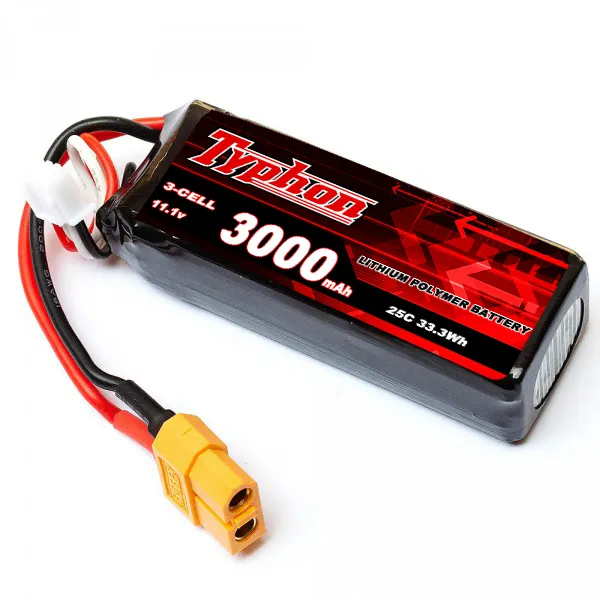 Lipo Battery 3S 11.1V 3000mah 25C XT60 Plug for DJI Phantom 1 FC40 DJI Flame Wheel F450 F550 FPV Quadcopter