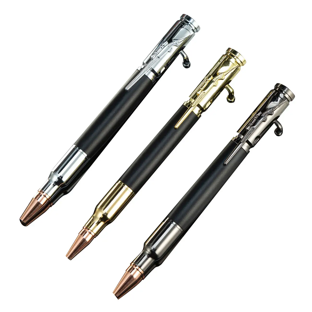 Soododo XDHH-00059 Promotion wholesale Creative metal gun pen Press machine gun pen print logo multi-function ballpoint pen