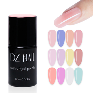 DZ Oem özel etiket 15ml hızlı uzatma akrilik jel seti Glitter renk kapalı ıslatın poli tırnak jeli cila kiti 30ml Uv jel - Product Image 1