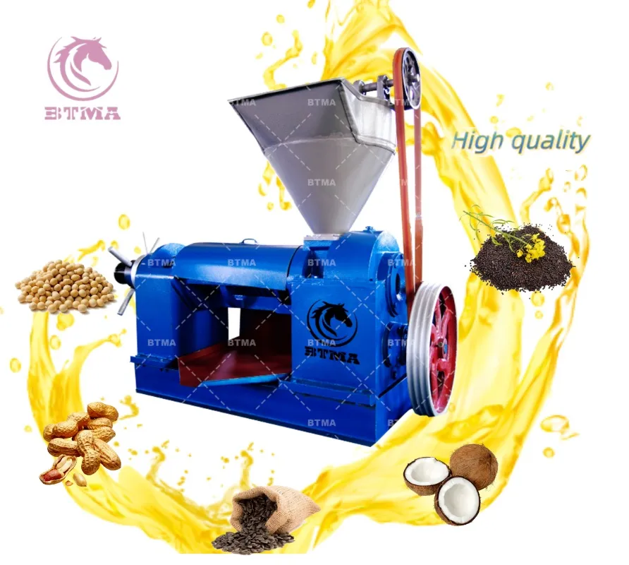 BTMA 6YL-95 Factory price worm screw oil press machine sunflower sesame oil presser/groundnut oil making