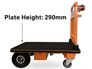 Truk tangan listrik dengan roda tebal untuk lokasi konstruksi dan transportasi gudang Battery Baterai - Product Image 2