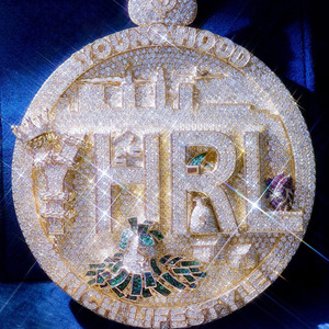 Tùy Chỉnh Vượt Qua Kim Cương Tester Iced out VVS Moissanite Tên Thư Tiền Túi Trái Tim Thành Phố Nhà Vương Miện 925 Bạc Mặt Dây Chuyền Vòng Cổ Người Đàn Ông - Product Image 1