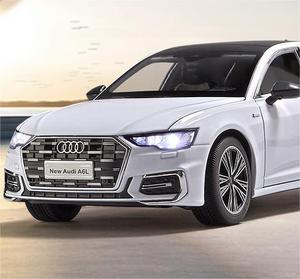 1:18 A6L合金モデル車ダイキャスト玩具光音プルバック6ドアオープン車モデル男の子フェスティバルギフト - Product Image 2
