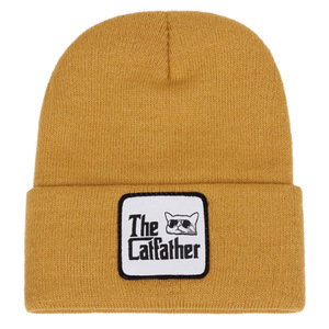 Autunno inverno Unisex 3D ricamo <span class=keywords><strong>Patch</strong></span> a maglia berretto aggressivo <span class=keywords><strong>Elvis</strong></span> fagiolo stile Hip-Hop cappello di lana acrilica per esterni - Product Image 5