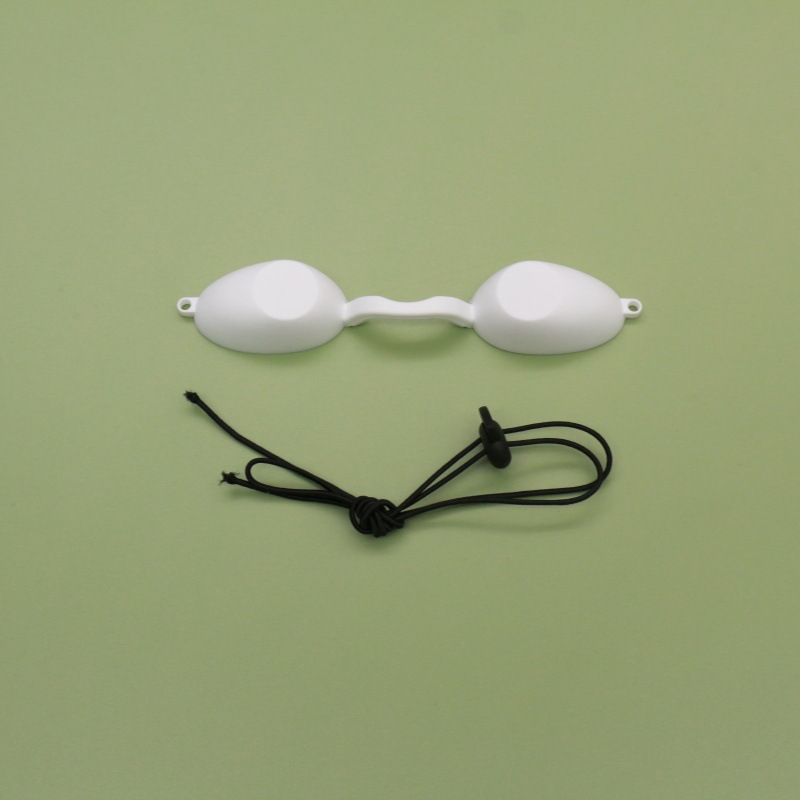 White eye protection mask-small opp bag