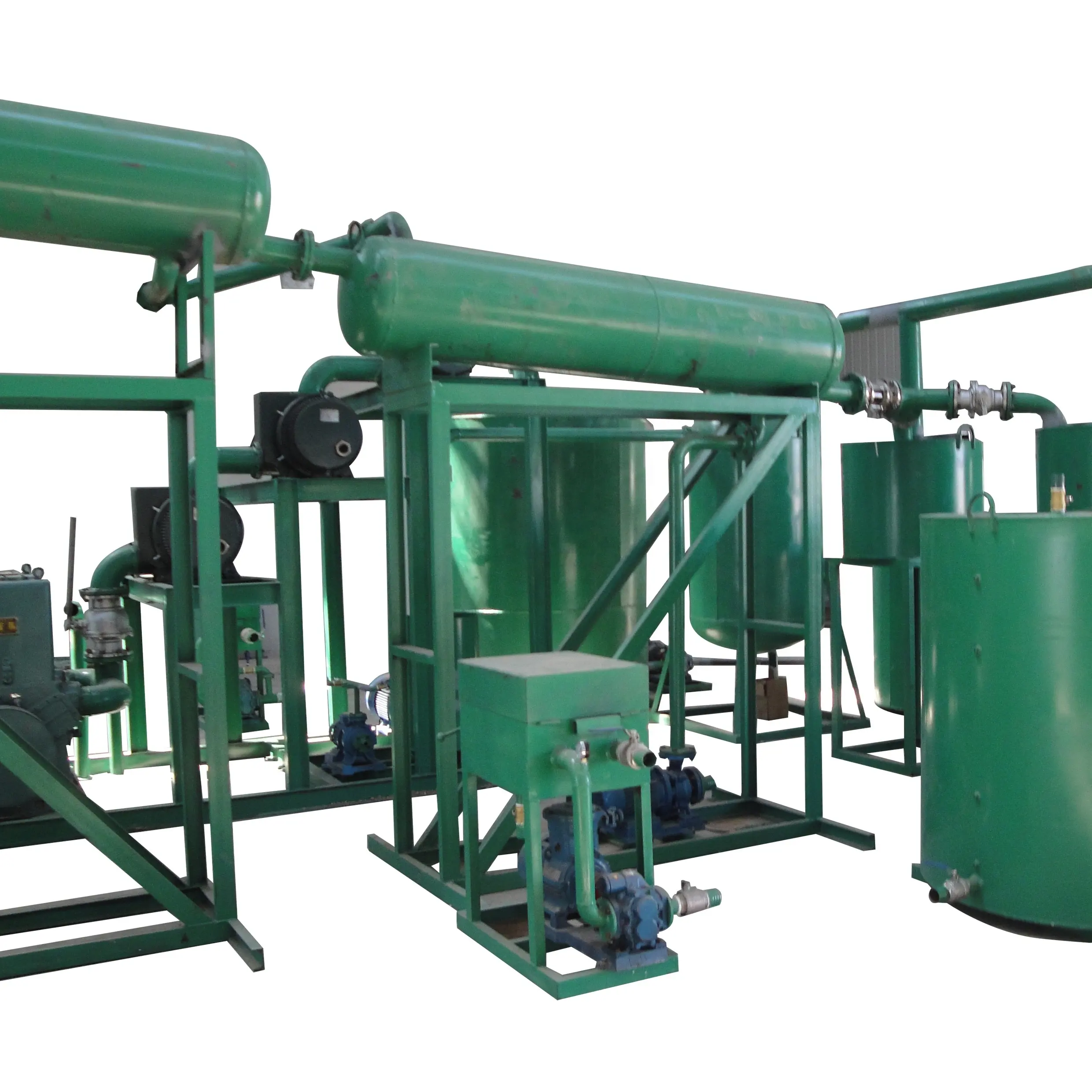 Used Engine Oil Recondition To Diesel Fuel Plant waste oil distillation Equipment