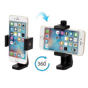 Vertical and Horizontal Rotating Mobile Phone Clip <strong>Mount</strong> for Tripod Support With Standard <strong>1</strong>/<strong>4</strong>&quot; Screw - Product Image 6