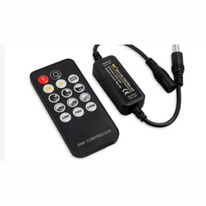 Tek renkli LED şerit ışık dimeri 5V/12V/24V uzaktan kumanda monokrom Dimmer - Product Image 1