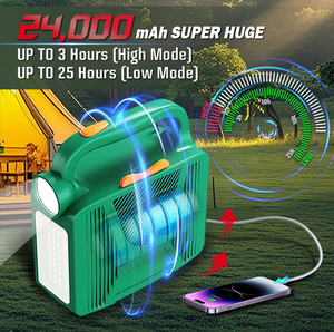 Compact Solar Generator 76.8Wh LiFePO4 3000 Cycles FM Radio MP3 Playback 12V DC <strong>Outputs</strong> for Families Camping - Product Image 3