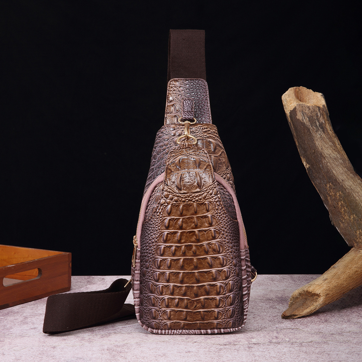 Pg817-2 12 coques marron