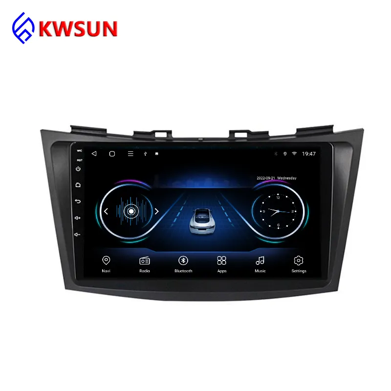 Máy Phát Video Đa Phương Tiện Radio Cho Xe Hơi Suzuki Swift 4 2011 - 2017 Thiết Bị Định Vị GPS Android No 2 Din Dvd