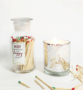 Renkli ipuçları ahşap kibrit şişe maçları - Product Image 6