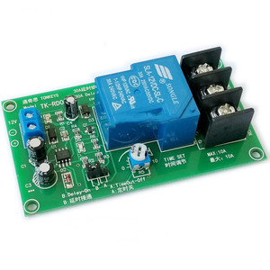 Adjustable 1-200 Seconds 30A Time <strong>Delay</strong> Relay Module Time on Time off Switch Large Current Drive Circuit Module - Product Image 1