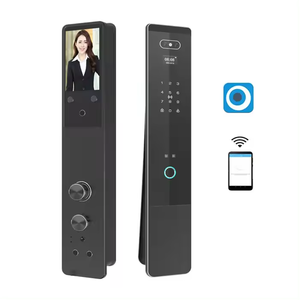 Aether benzersiz süper ince su geçirmez Panel 6085 gömme yüz tanıma Xhome parmak izi anahtar kodu kilidini akıllı kapı kilidi - Product Image 1