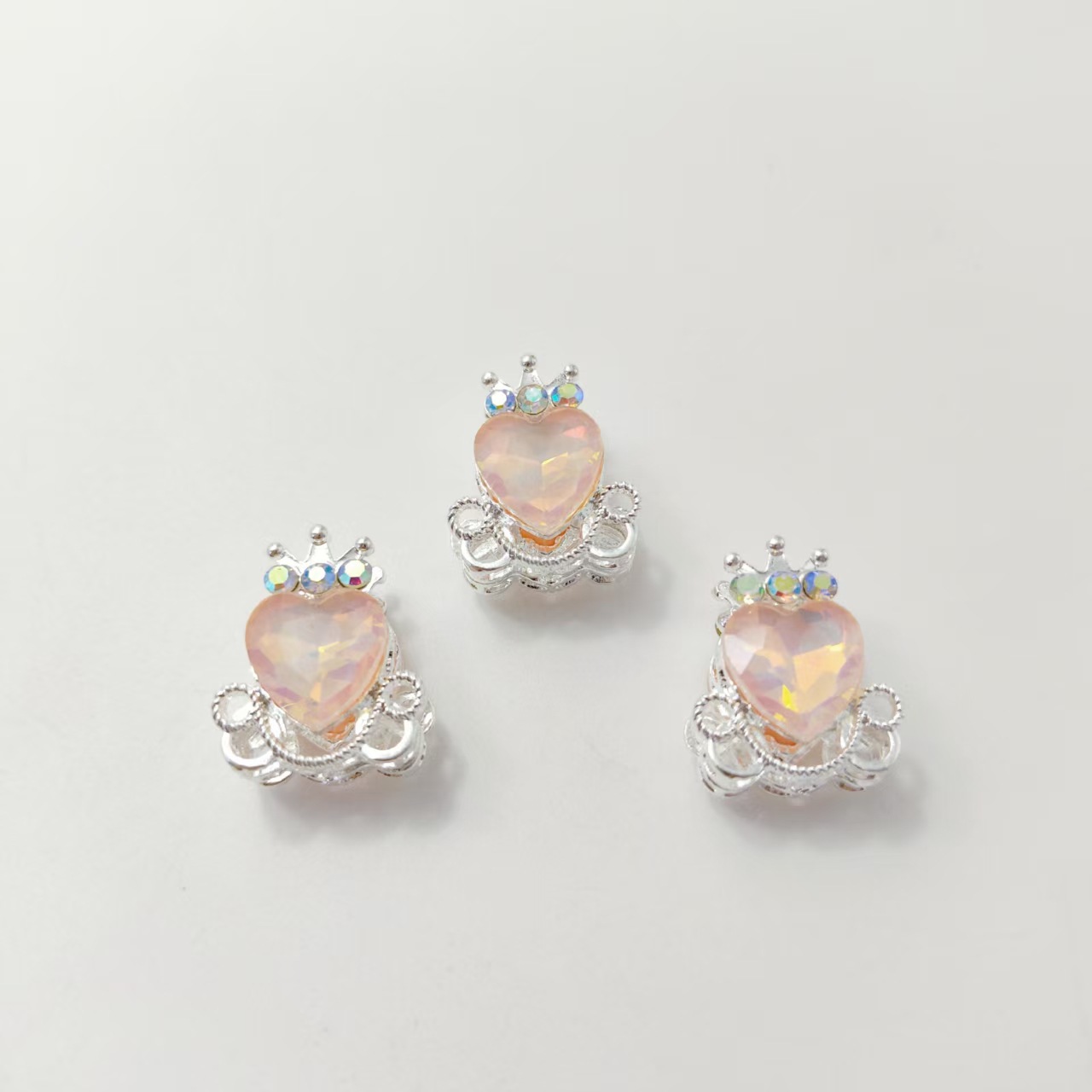 Diamant pêche moka plaqué argent