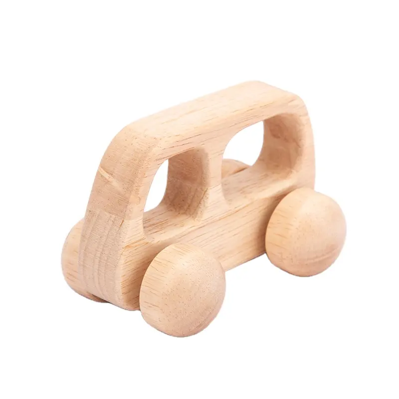 Commerci all'ingrosso legno di faggio montessori giocattoli educativi per bambini carriola in legno Toy Car