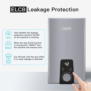 220V 3.5kW 4.5kW 5.5kW <span class=keywords><strong>ELCB</strong></span> sabit sıcaklık banyo anında tankless elektrikli SU ISITICI duş için