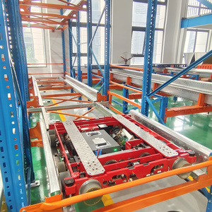 Smart <span class=keywords><strong>Design</strong></span> High Density Warehouse Racking <span class=keywords><strong>System</strong></span> Heavy Duty 4 Way Pallet Rack para Armazenamento Sala Fria Racks Sistema Racks Asrs