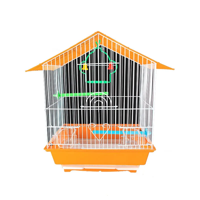 Stock Pet Products Inside clear feeder bowl Bird Cage, Wire Birdcage Hanging House with Removable Tray