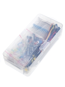Componente elettronico avviatore di base con 830 punti di fissaggio Breadboard resistore per cavo condensatore potenziometro LED per Arduino Kit .. - Product Image 6