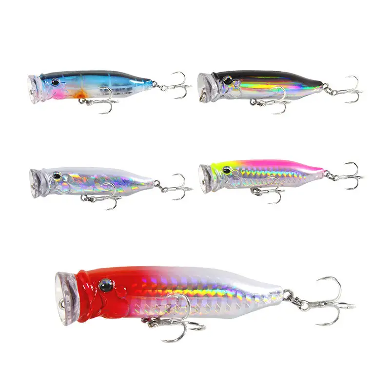 70mm 9.4g Wholesale Saltwater floating large plastic bait molds hard floating minnow fishing lures