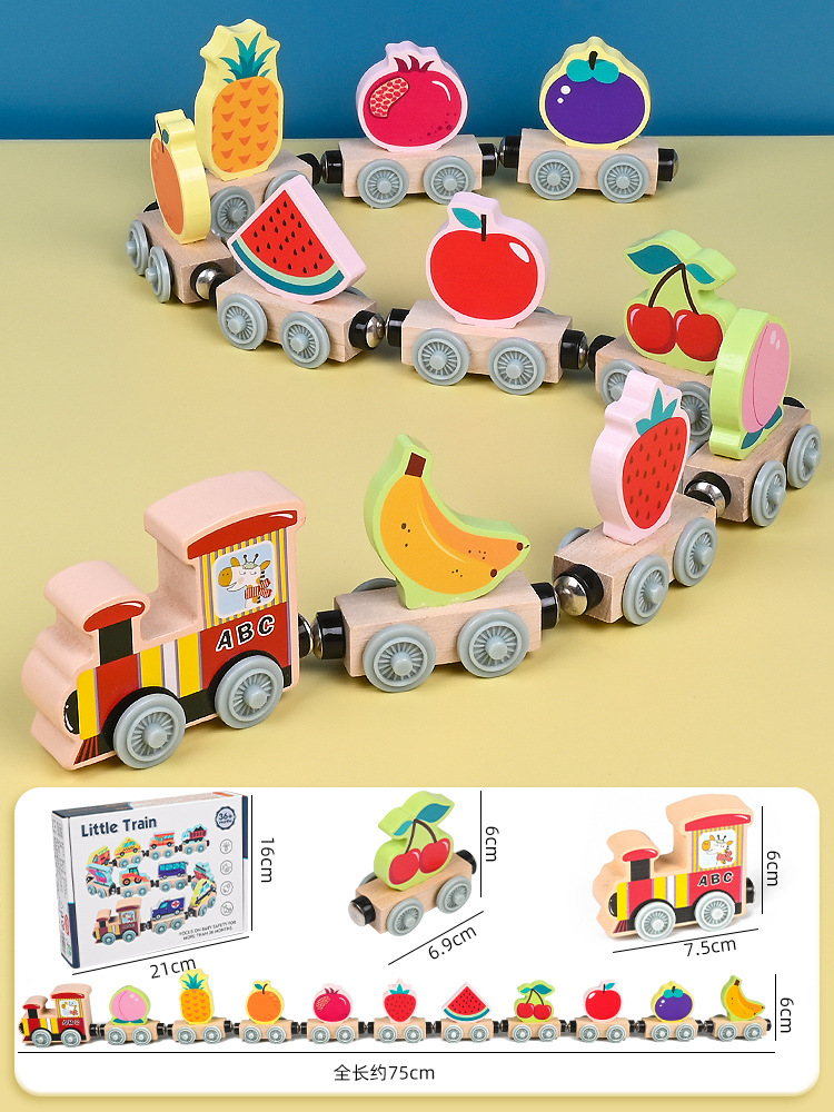 11-section fruit édition train