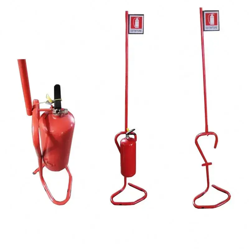 Extintor de incendios Soporte de metal ajustable Extintor de incendios Colgador de letreros