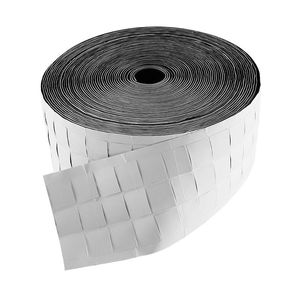 Transparent Round <strong>Squares</strong> Nylon <strong>Hook</strong> and <strong>Loop</strong> Dot Heavy Duty Self Adhesive Back Circle <strong>Hook</strong> <strong>Loop</strong> Tape Pads Rolls - Product Image 5