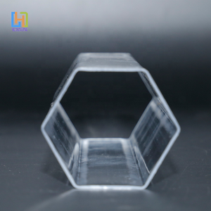 定制彩色装饰PMMA // 聚氯乙烯塑料管聚碳酸酯透明六角管 - Product Image 6