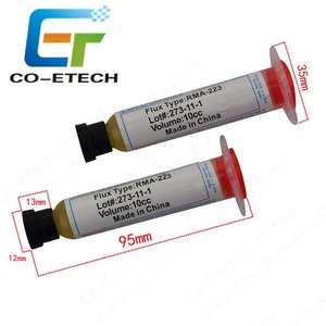Yüksek kaliteli lehim pastası RMA-223 şırınga kaynak yağı lehimleme için