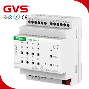 Yeni varış Guangzhou fabrika KNX/EIB GVS k-bus KNX çok fonksiyonlu aktüatör 4/8/16/24-kat anahtarı/deklanşör/Fancoil akıllı ev - Product Image 5