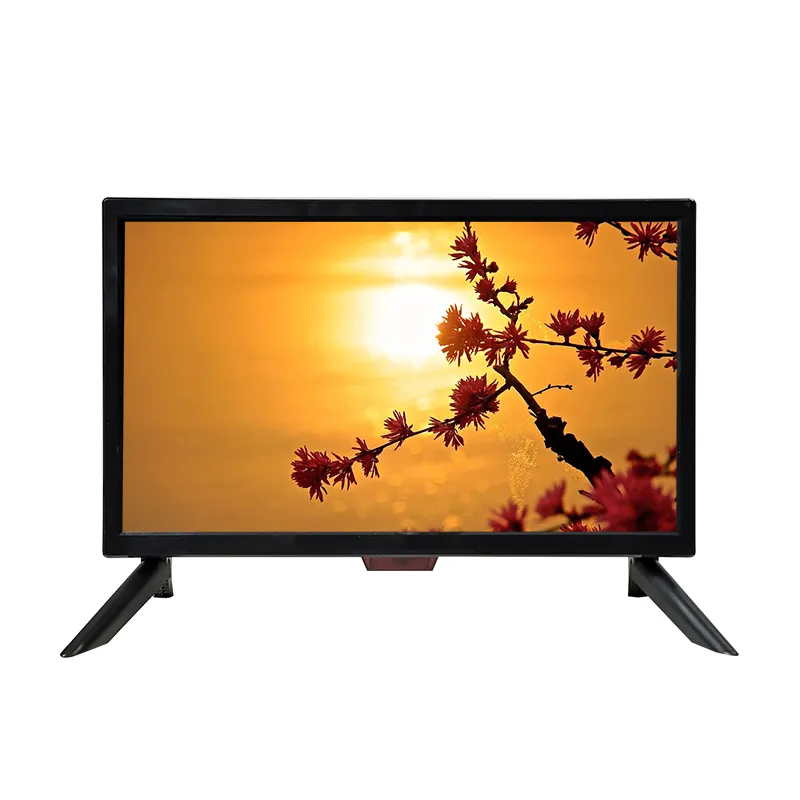 OEM al por mayor 20 21,5 22 Inch LED TV Tamaño pequeño Televisor HD Full Black color Digital TV