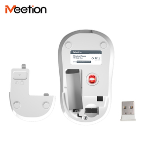 Meetion R545 düz hafif bilgisayar USB 2.4G optik sürücü Mini ince Windows ve Mac için kablosuz fare - Product Image 3