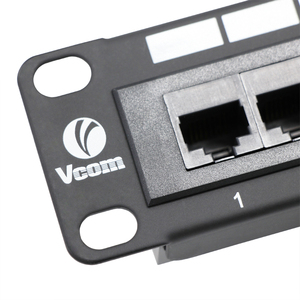 Personalización Cat6 Panel de conexión de red Montaje en rack 1U 24 puertos RJ45 UTP Datos Cat 6 Ethernet Lan Panel de cable de conexión - Product Image 6