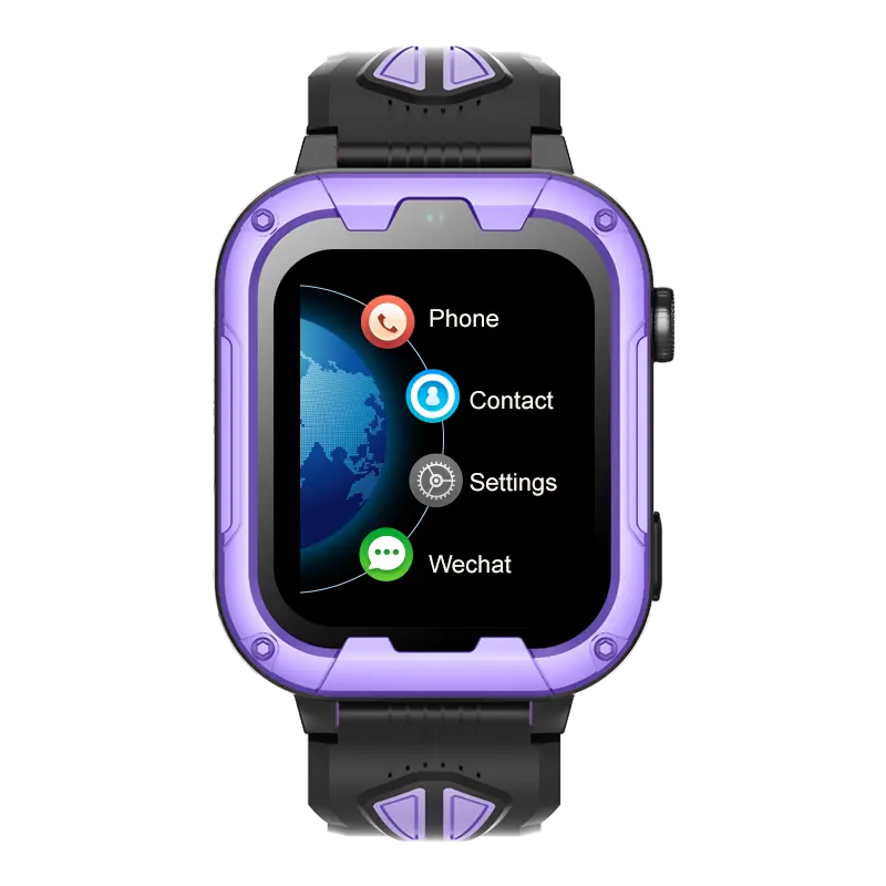 Affichage coloré design de mode grand écran tactile 4G montre moniteur Offre Spéciale montre avec GPS 4G téléphone étanche