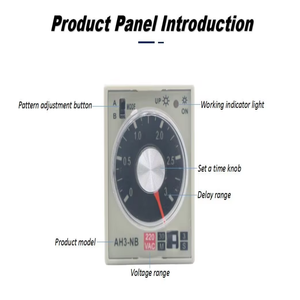 Adjustable Low Voltage AH3-B H3BA <strong>Timer</strong> Replacement 12v 24v Multi Range Time Delay Relay - Product Image 4