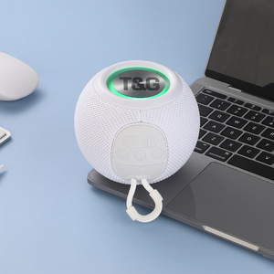 TG337 <strong>MINI</strong> Portable Wireless <strong>Speaker</strong> Colorful RGB Light FFabric TF Card <strong>USB</strong> Play Subwoofer Rotundity FM Radio Aux 3.5mm <strong>Input</strong> - Product Image 2
