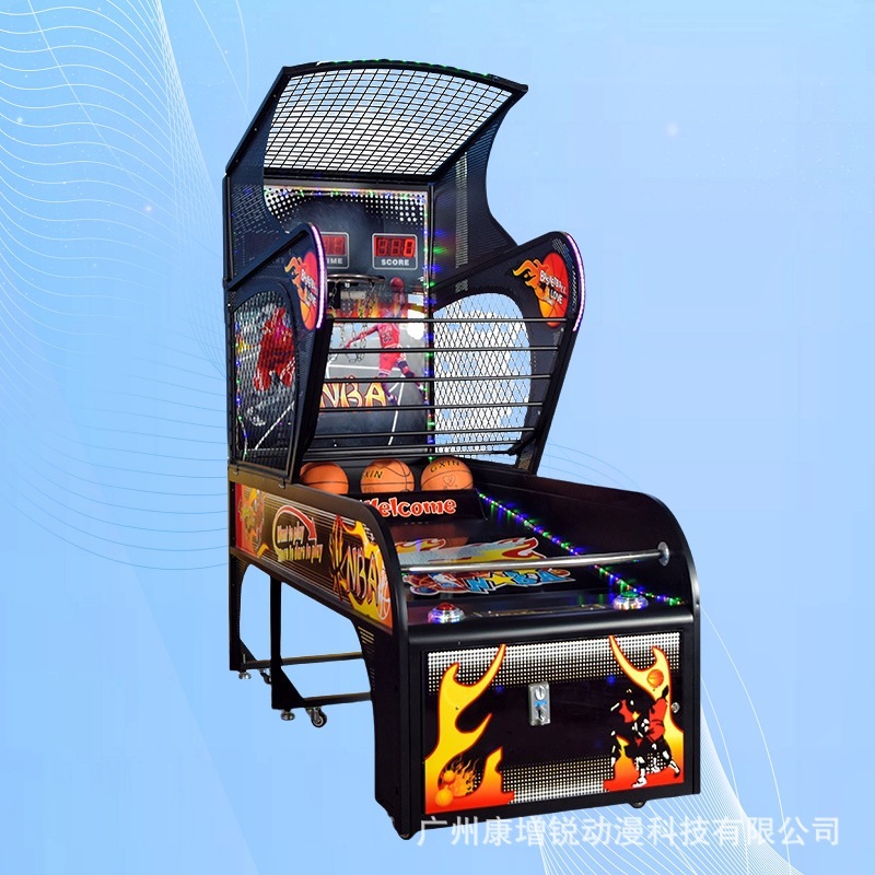Máquina de baloncesto plegable estándar para adultos.