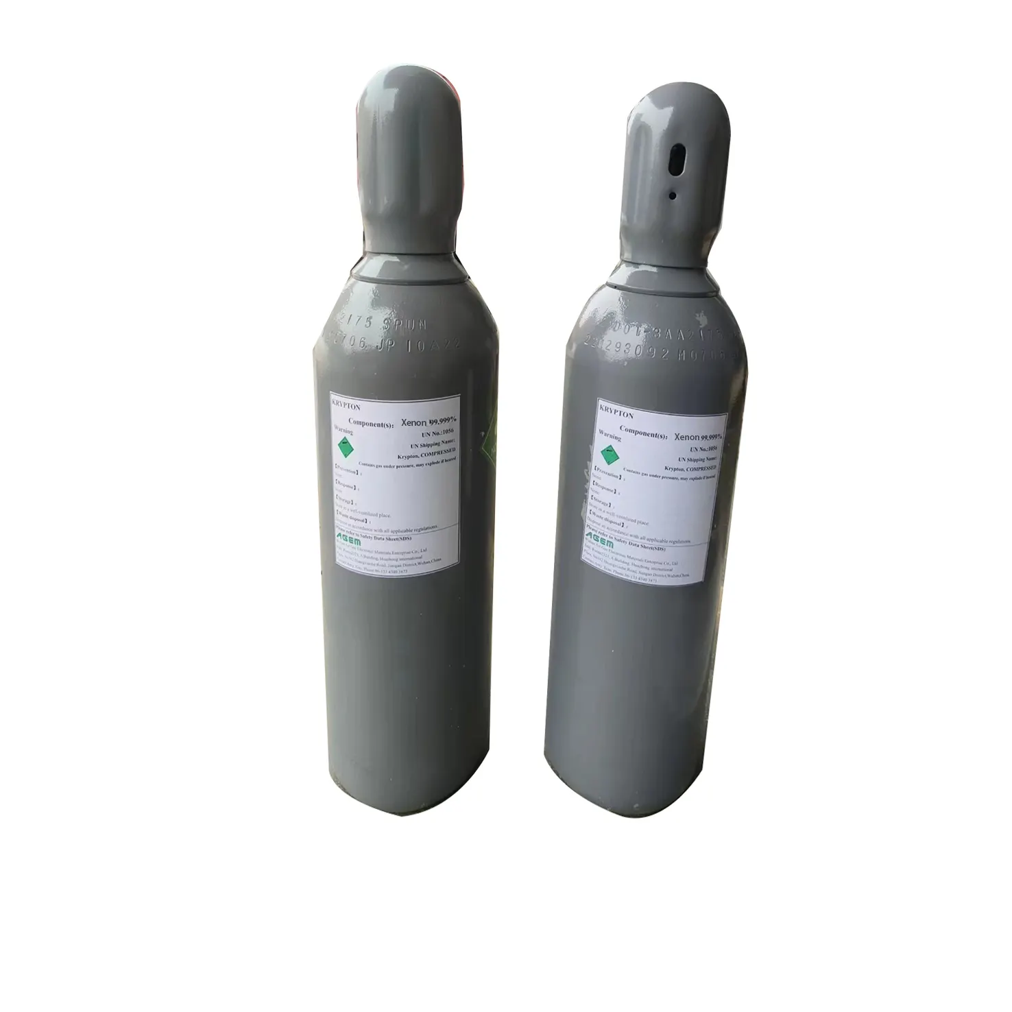 Hoge Zuiverheid Xenon Zeldzame Gas 99.999% 5n Xe 1l-40l Cilinder