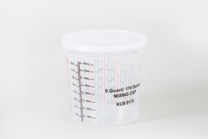 5 <strong>Quart</strong> Auto Paint Measuring <strong>Cups</strong> Plastic Paint Mixing <strong>Cup</strong> Lids for Paint Mixing Bucket Measuring <strong>Cup</strong>-4000mL - Product Image 5