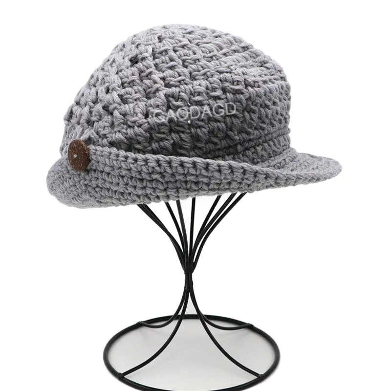 D 2023 Bulk New Fashion Floppy Sun Hat Otoño e Invierno Cotton Yarn hat Visor Sun Beret Hat para mujeres