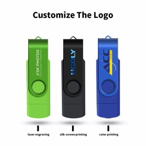 携帯電話ダークグレースイベル2In1ミニメタルUsb 3.0OtgタイプCフラッシュメモリスティックペンドライブペンドライブUsbフラッシュドライブ - Product Image 2