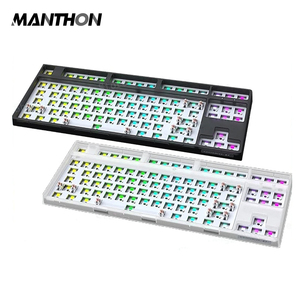 Kit mecánico de teclado DK87 Rgb modo único con cable tecla completa Kit de teclado personalizado de intercambio en caliente - Product Image 1