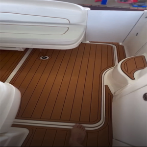 2002-2007 Sea Ray <strong>Sundancer</strong> <strong>300</strong> Swim Platform Cockpit Pad Boat EVA Teak Floor Backing Adhesive SeaDek Gatorstep Style Floor - Product Image 5