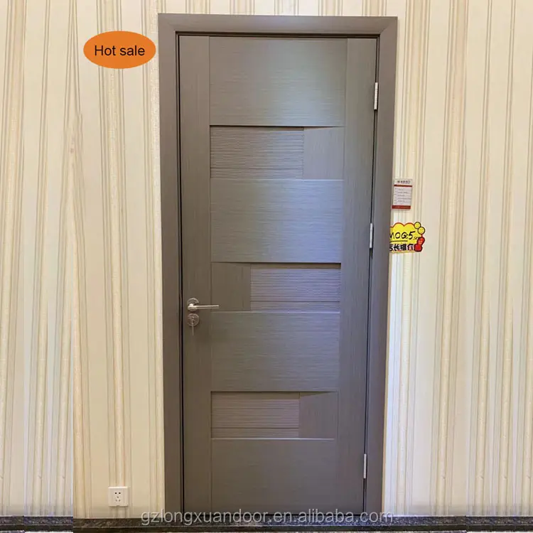 Fabrication de porte en pvc porte intérieure en pvc portes en PVC pour maisons
