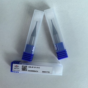 ZCC GM-4F-D1.0-G高速炭素鋼CNCエンドミルカッター6mmシャンク直径50mmアルティン/スズコーティングCNCルーター用