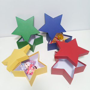 Custom LOGO Small Top and Bottom Gift <strong>Box</strong> New Design Cardboard <strong>Star</strong> Shape with Sponge Liner Embossed Lip and Base for Storage - Product Image 5