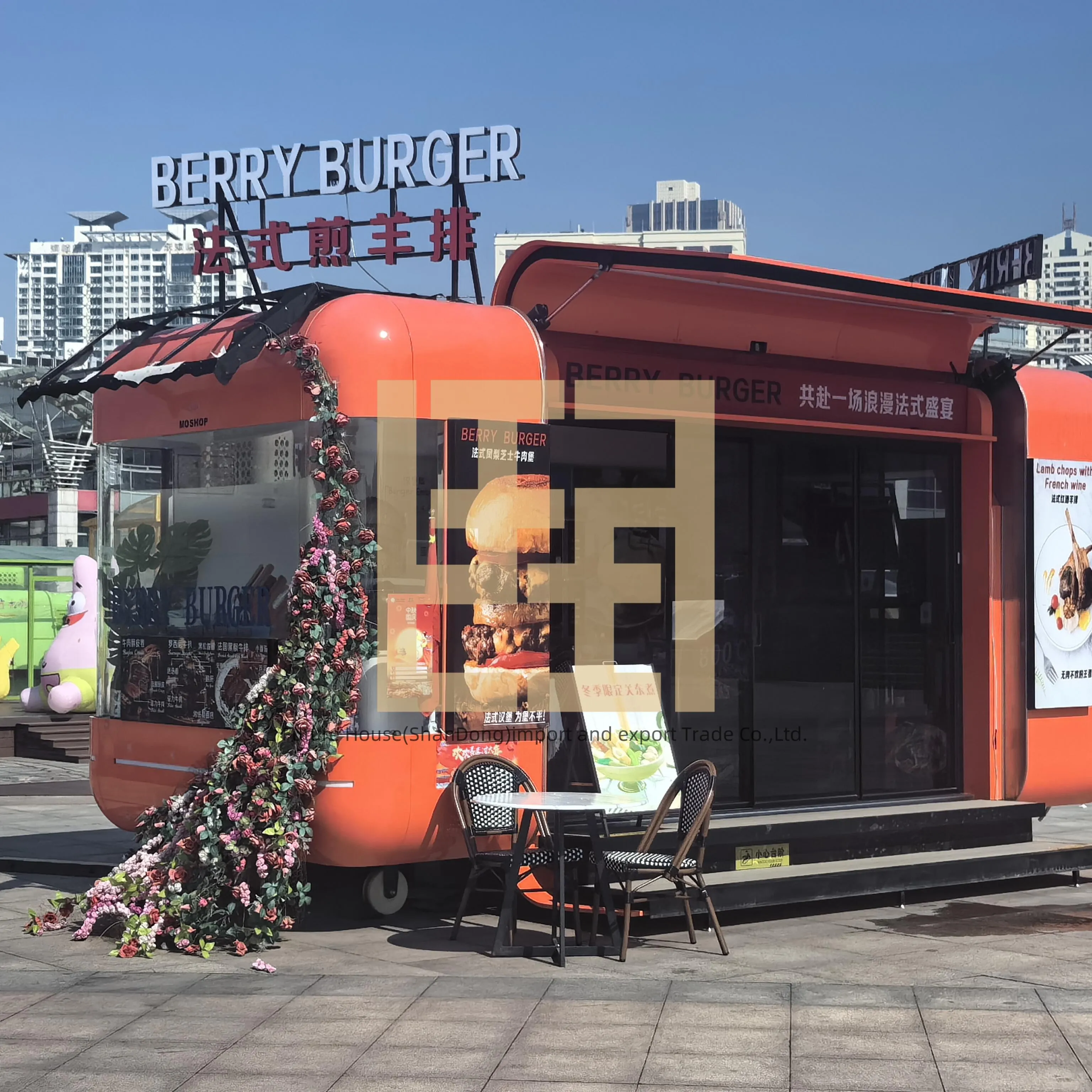 Nouveau design shawarma café chariot de nourriture camion Ice Cream food van